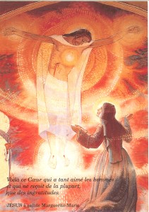 Le Christ et sainte Marguerite-Marie à Paray le Monial